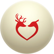 Deer Heart Cue Ball
