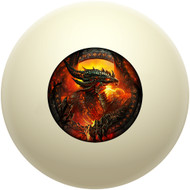 Fire Breathing Dragon Cue Ball