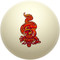 Red Serpentine Dragon Cue Ball