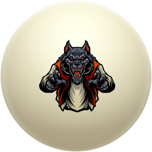 High-School Werewolf Cue Ball