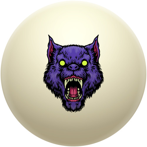 Werewolf Head Cue Ball