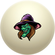 Witch Head Cue Ball