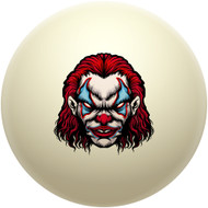 Death-Metal Clown Cue Ball