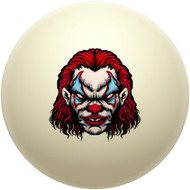 Death-Metal Clown Cue Ball