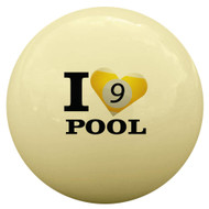 I Love Pool 9-Ball Cue Ball