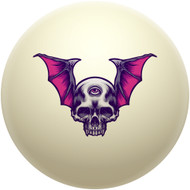 Third Eye Bat-Winged Skull Cue Ball