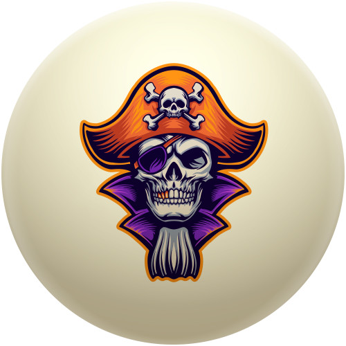 Pirate Skull Cue Ball