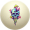 Third Eye Trippy Skull Cue Ball