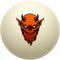 Red Bearded Goblin Skull Cue Ball Red Bearded Goblin Skull Cue Ball