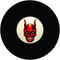 Horned Red Skull 8 Ball