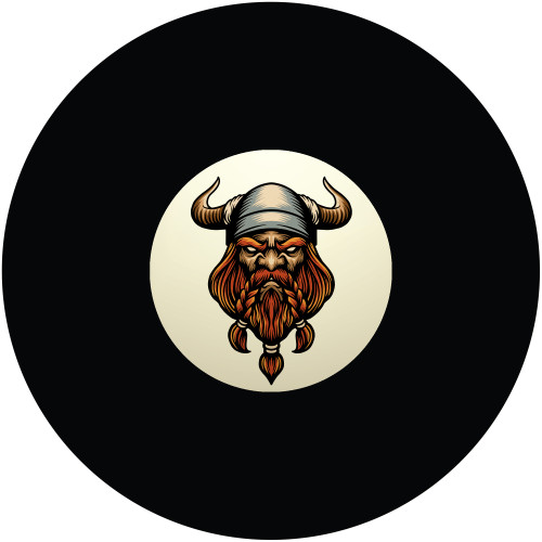 Viking Head 8 Ball