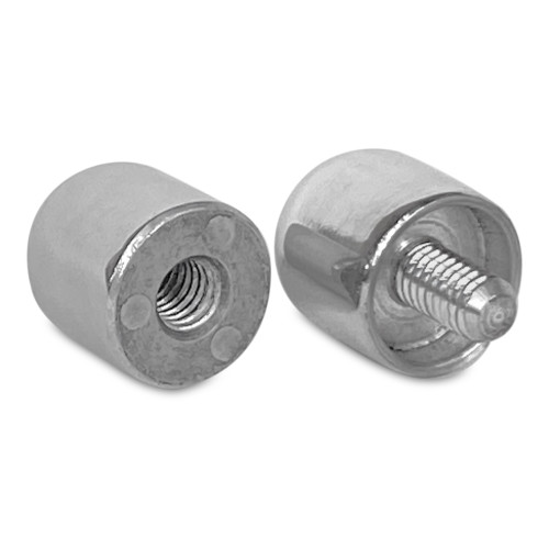 Sterling 5/16" x 18 Polished Aluminum Joint Protectors