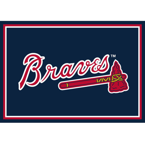 Atlanta Braves 3' x 4' Spirit Rug
