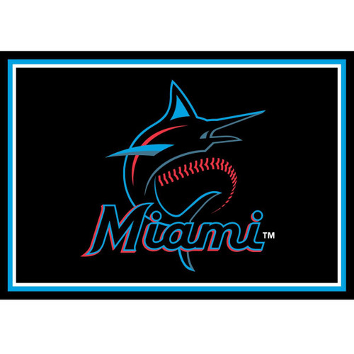 Miami Marlins 3' x 4' Spirit Rug