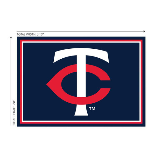 Minnesota Twins 3' x 4' Spirit Rug