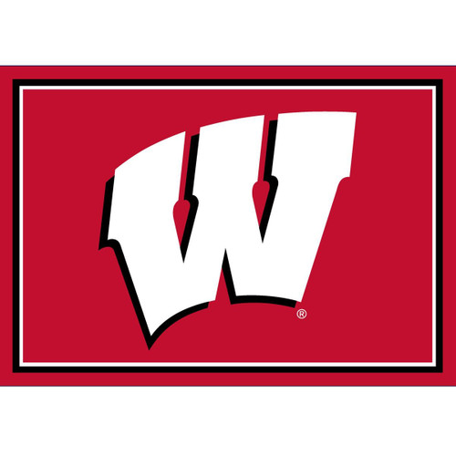 Wisconsin Badgers 3' x 4' Spirit Rug