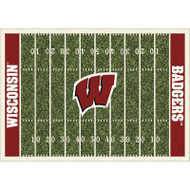 Wisconsin Badgers Home Field Rug
