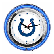Indianapolis Colts 14 inch Neon Clock
