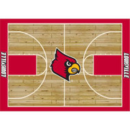 Louisville Cardinals Courtside Rug 