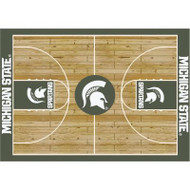 Michigan State Spartans Courtside Rug 