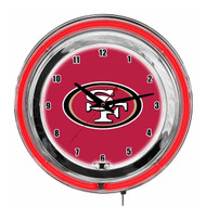  San Francisco 49ers 14 inch Neon Clock