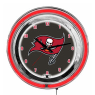 Tampa Bay Buccaneers 14 inch Neon Clock