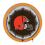 Cleveland Browns 18 inch Neon Clock
