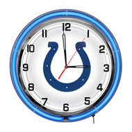 Indianapolis Colts 18 inch Neon Clock