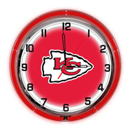 Kansas City Chiefs 18 inch Neon Clock