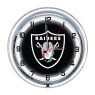 Las Vegas Raiders 18 inch Neon Clock
