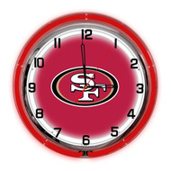 San Francisco 49ers  18 inch Neon Clock