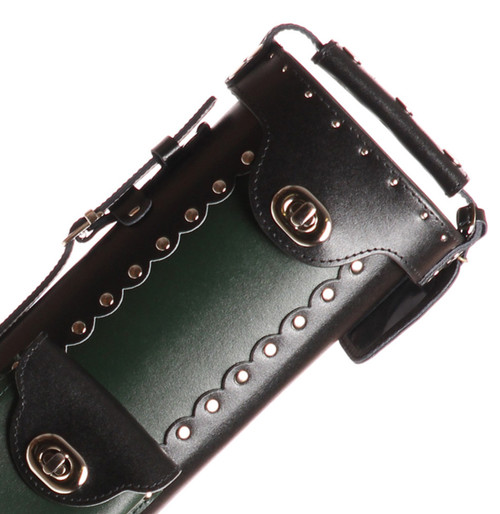 Instroke GEO Series Pool Cue Case - Green 2x4