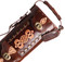 Instroke 3x7 Saddle Brown Hand Painted D03 Pool Cue Case 