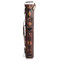 Instroke Saddle Brown Hand Painted D04 Pool Cue Case - 3x5 