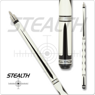 Stealth Pool Cue White with Black STH46