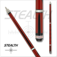 Stealth Pool Cue Red with Black STH45