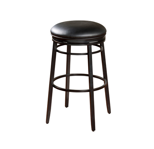 Silvano Stool - Bar-Height - Black