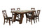 Savannah Game Table and Six Chairs - Sable