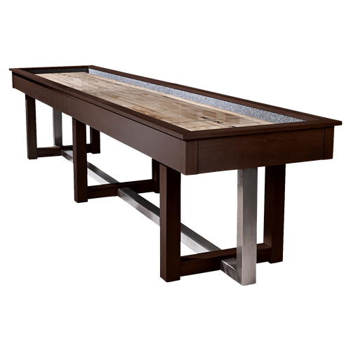 12' Abbey Shuffleboard Table - Espresso