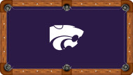Kansas State Wildcats Billiard Table Felt - Recreational 3