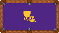 LSU Tigers Billiard Table Felt - Recreational 3