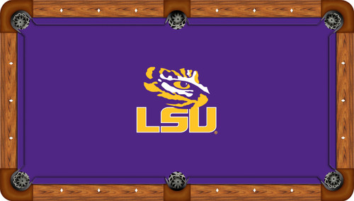 LSU Tigers Billiard Table Felt - Recreational 4
