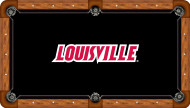 Louisville Cardinals Billiard Table Felt - Recreational 5