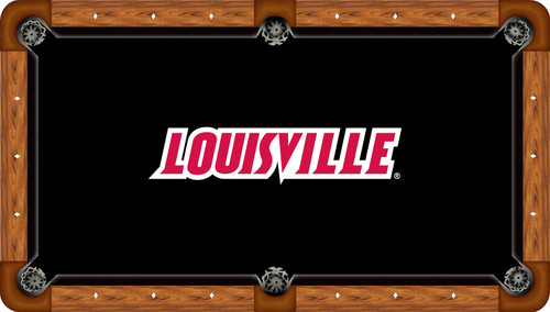 Louisville Cardinals Billiard Table Felt - Recreational 5