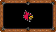 Louisville Cardinals Billiard Table Felt - Recreational 6