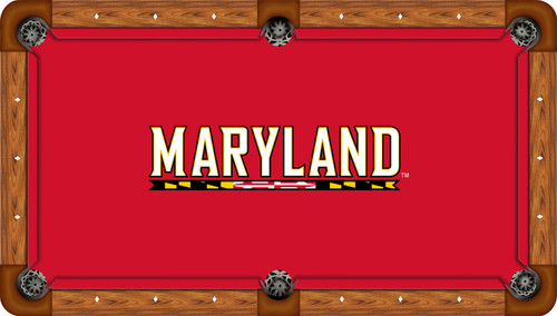 Maryland Terrapins Billiard Table Felt - Recreational 5