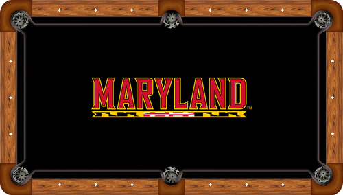 Maryland Terrapins Billiard Table Felt - Recreational 6