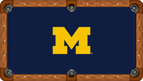Michigan Wolverines Billiard Table Felt - Recreational 5