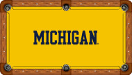 Michigan Wolverines Billiard Table Felt - Recreational 6