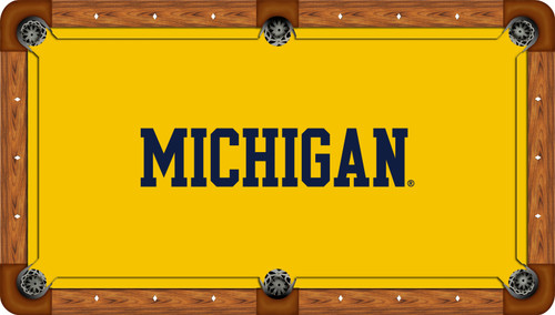 Michigan Wolverines Billiard Table Felt - Recreational 6